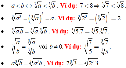 Lý thuyết Căn bậc ba - Lý thuyết Toán lớp 9 đầy đủ nhất