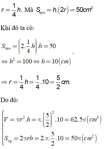 Lý thuyết Hình Trụ - Diện tích xung quanh và thể tích của hình trụ - Lý thuyết Toán lớp 9 đầy đủ nhất