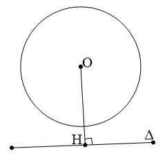 Lý thuyết Vị trí tương đối của đường thẳng và đường tròn - Lý thuyết Toán lớp 9 đầy đủ nhất