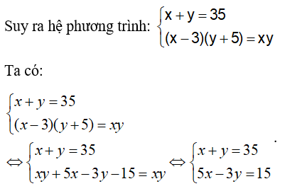 Phương pháp giải bài toán bằng cách lập hệ phương trình siêu hay, chi tiết