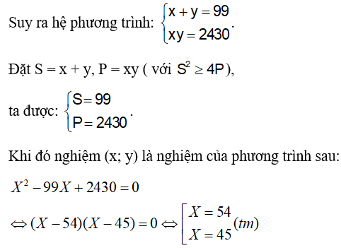 Phương pháp giải bài toán bằng cách lập hệ phương trình siêu hay, chi tiết