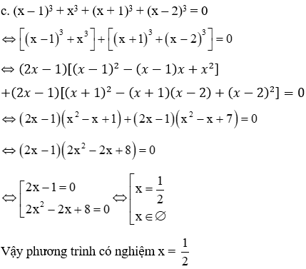 Phương pháp giải phương trình đưa về dạng tích cực hay