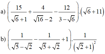 Sử dụng biểu thức nhân liên hợp để giải toán chứa căn bậc hai, căn bậc ba