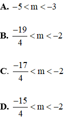 Tìm m để phương trình trùng phương vô nghiệm, có 1, 2, 3, 4 nghiệm