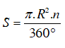 Tính diện tích các hình liên quan đến diện tích hình tròn, hình quạt tròn