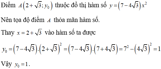 Tính giá trị của hàm số tại một điểm cho trước cực hay, có đáp án