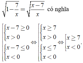 Bài tập trắc nghiệm Chương 1 Đại Số 9 chọn lọc, có đáp án