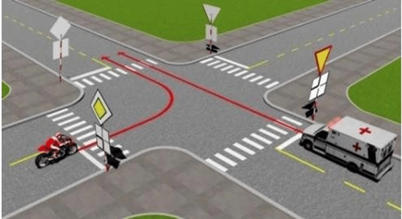 (600 câu lý thuyết Bộ Công an) Chương 6: Giải thế sa hình và kỹ năng xử lý tình huống giao thông (câu 486-600)