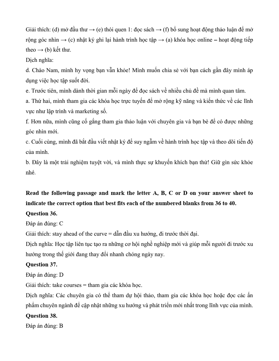 Đề kiểm tra Tiếng Anh 12 Global Success Unit 10 (có lời giải)