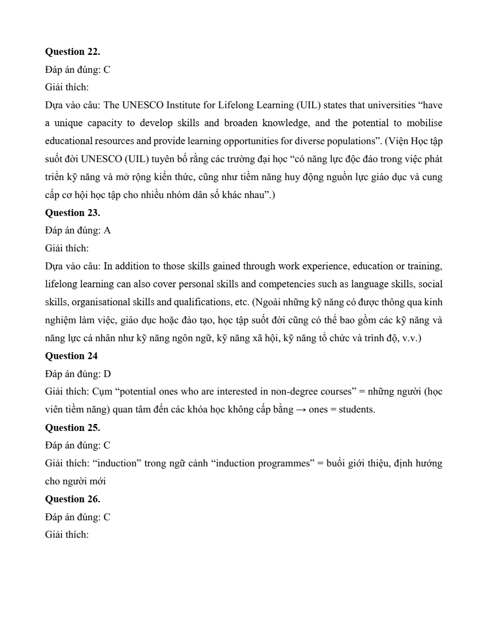 Đề kiểm tra Tiếng Anh 12 Global Success Unit 10 (có lời giải)