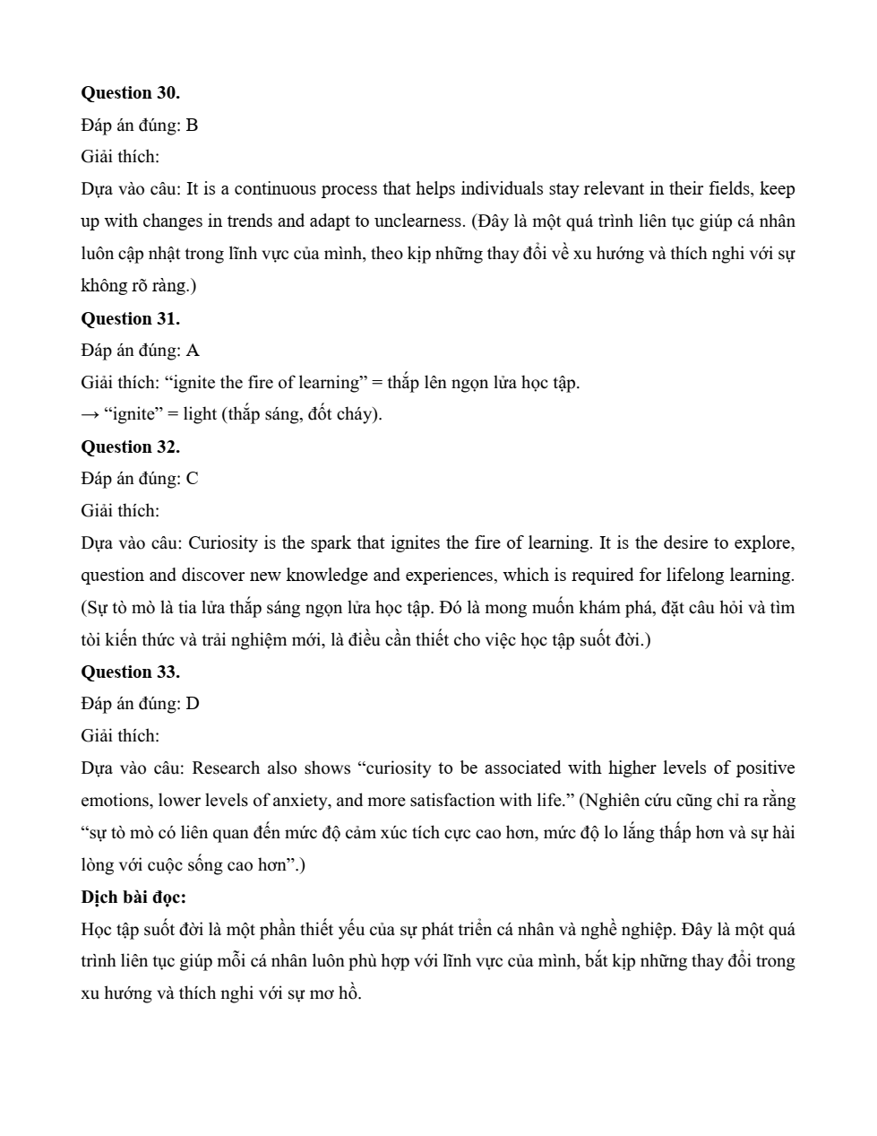 Đề kiểm tra Tiếng Anh 12 Global Success Unit 10 (có lời giải)