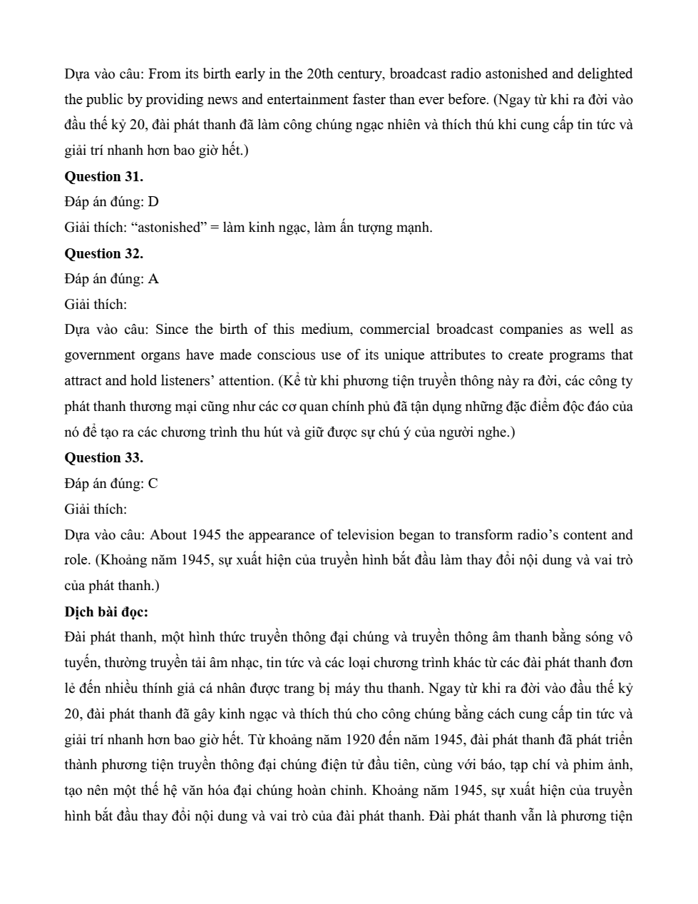 Đề kiểm tra Tiếng Anh 12 Global Success Unit 7 (có lời giải)