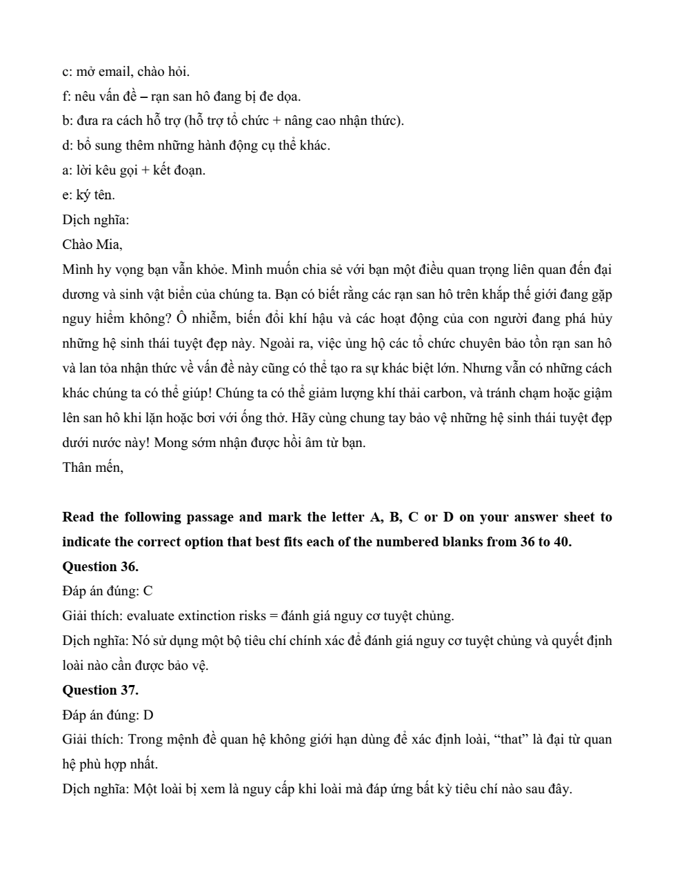 Đề kiểm tra Tiếng Anh 12 Global Success Unit 8 (có lời giải)