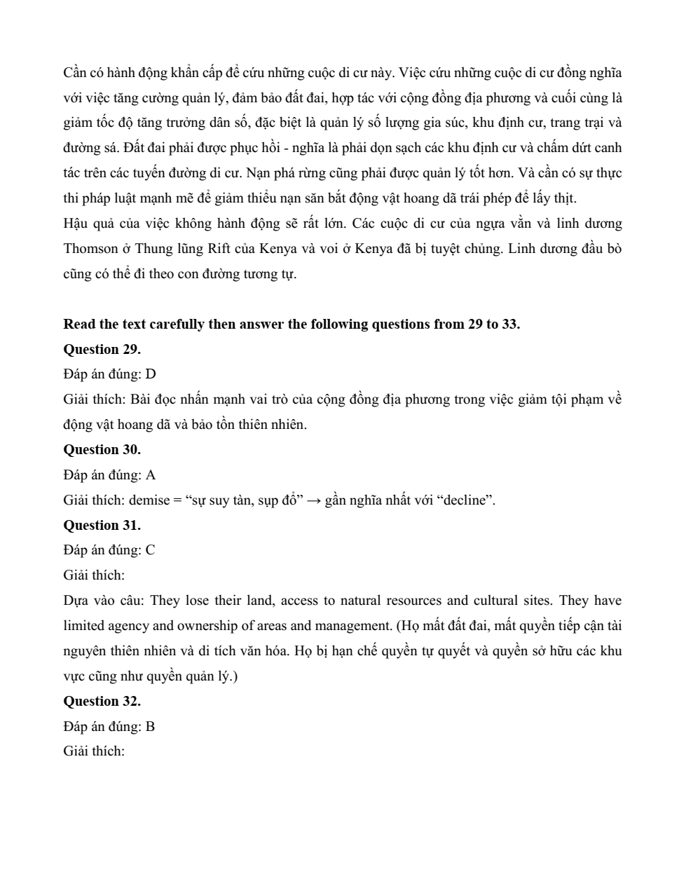 Đề kiểm tra Tiếng Anh 12 Global Success Unit 8 (có lời giải)