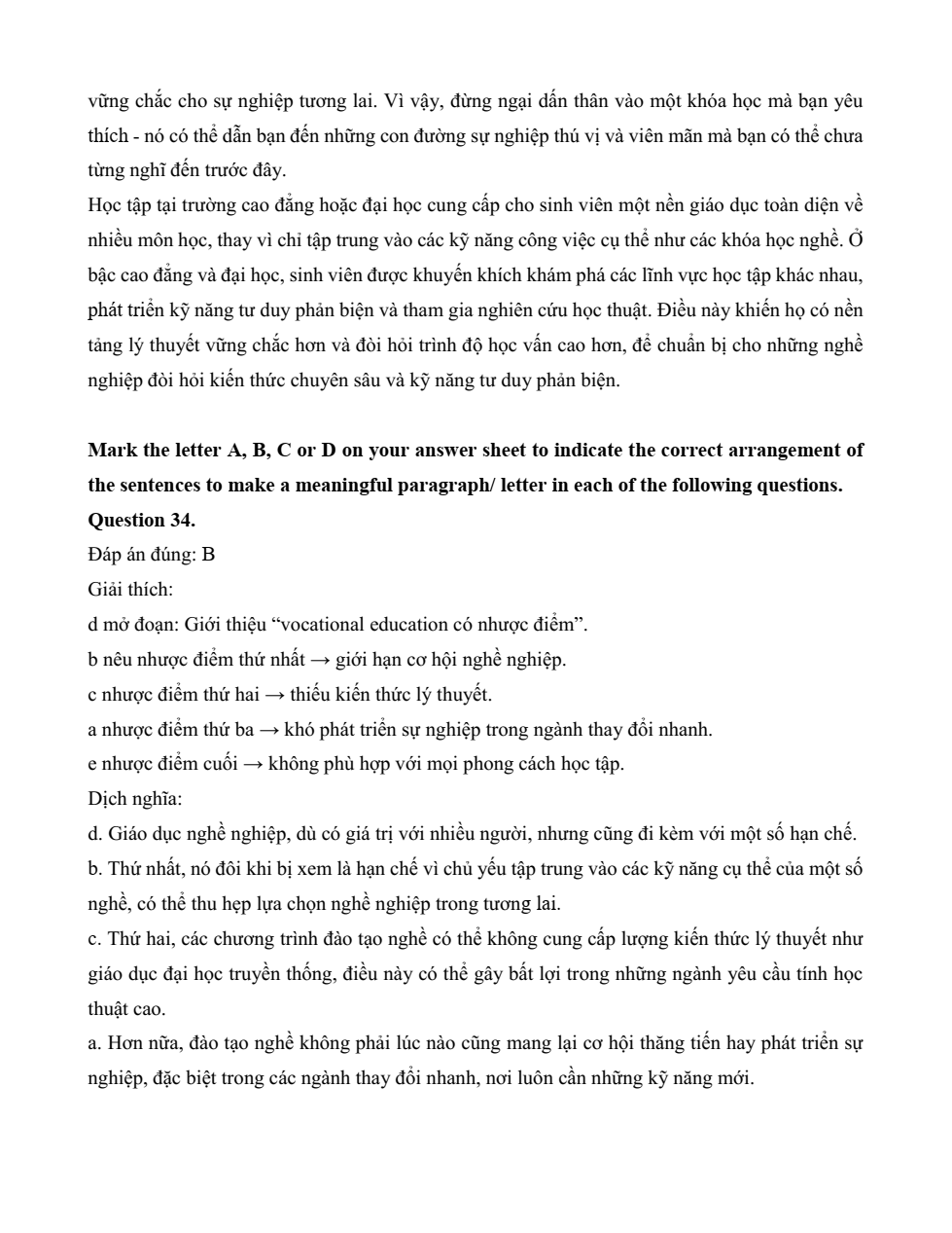 Đề kiểm tra Tiếng Anh 12 Global Success Unit 9 (có lời giải)