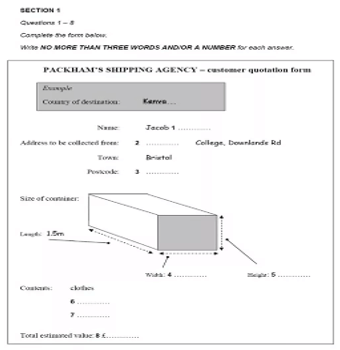 Cách chinh phục dạng bài Form Completion trong bài thi IELTS Listening