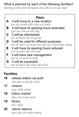 Cách chinh phục dạng bài Matching Information trong bài thi IELTS Listening