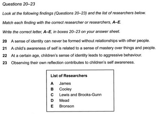 Cách chinh phục dạng Matching Features trong bài thi IELTS Reading