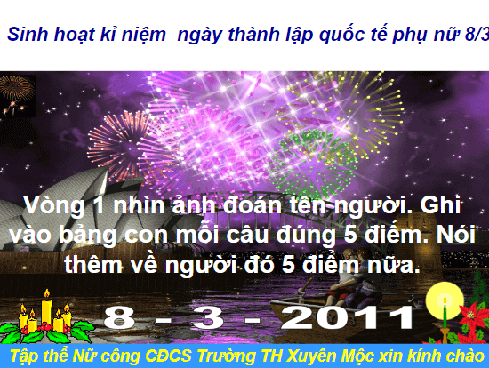 Trò chơi powerpoint 8-3 (hay nhất)