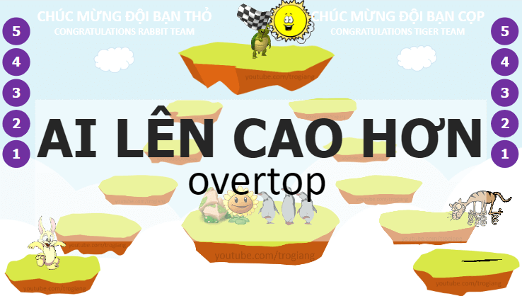 Trò chơi powerpoint Ai lên cao hơn (hay nhất)