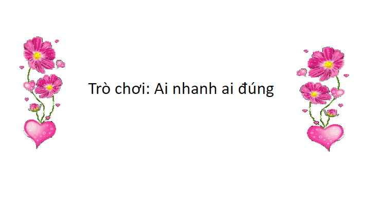 Trò chơi powerpoint Ai nhanh ai đúng (hay nhất)