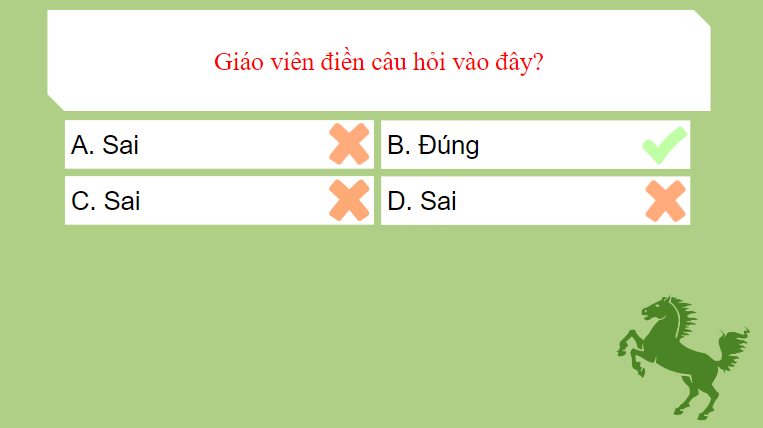 Trò chơi powerpoint Cá ngựa (hay nhất)