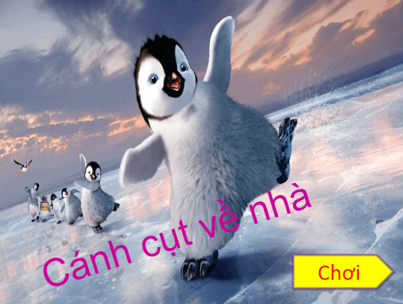 Trò chơi powerpoint Chim cánh cụt (hay nhất)