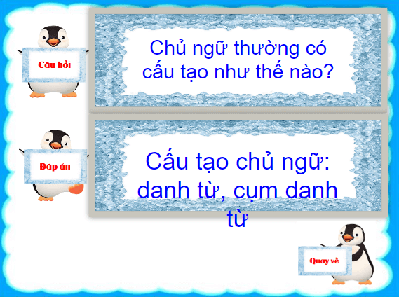 Trò chơi powerpoint Chim cánh cụt (hay nhất)