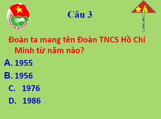 Trò chơi powerpoint Đoàn thanh niên (hay nhất)