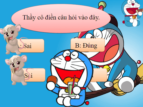 Trò chơi powerpoint Đoraemon (hay nhất)