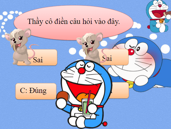 Trò chơi powerpoint Đoraemon (hay nhất)