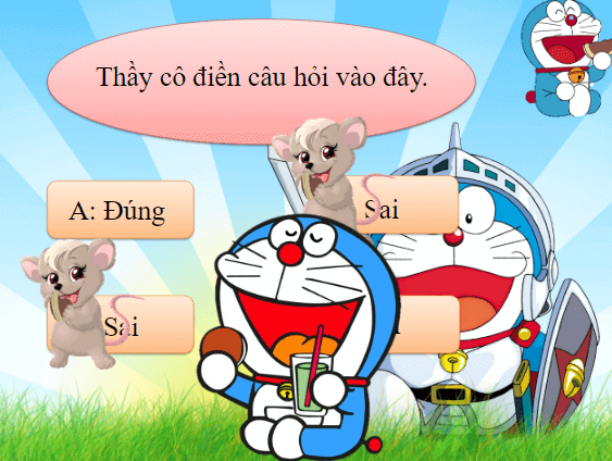 Trò chơi powerpoint Đoraemon (hay nhất)