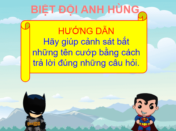 Trò chơi powerpoint Game anh hùng (hay nhất)