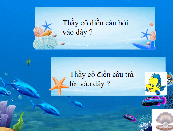 Trò chơi powerpoint Game về đại dương (hay nhất)