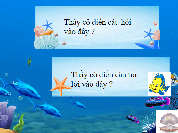 Trò chơi powerpoint Game về đại dương (hay nhất)