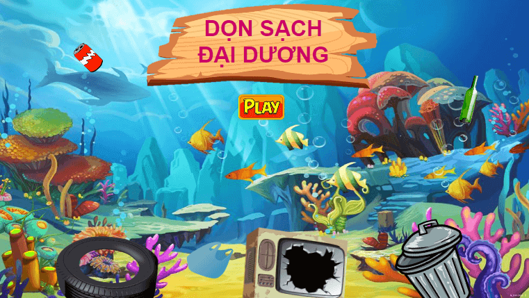 Trò chơi powerpoint Game về đại dương (hay nhất)