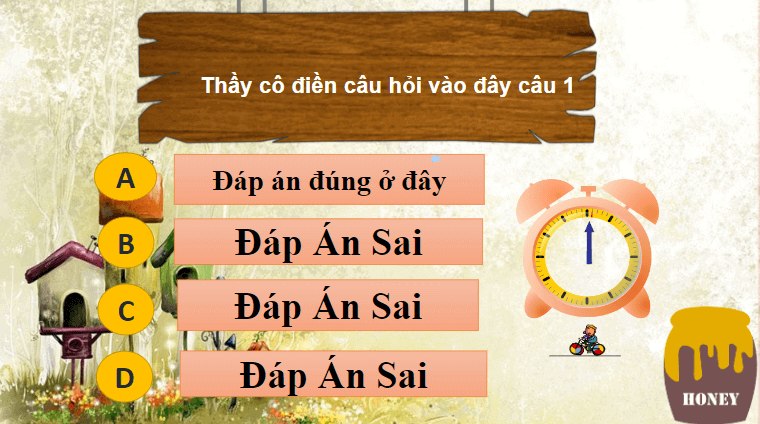 Trò chơi powerpoint Gấu con (hay nhất)