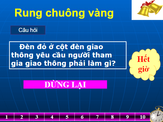 Trò chơi powerpoint Giao thông (hay nhất)