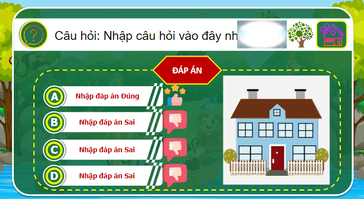 Trò chơi powerpoint Hoa quả, rau củ (hay nhất)