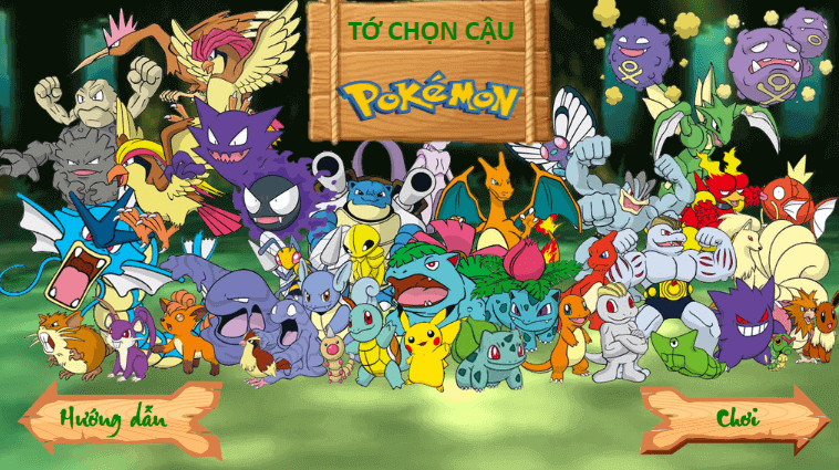 Trò chơi powerpoint Pokemon (hay nhất)