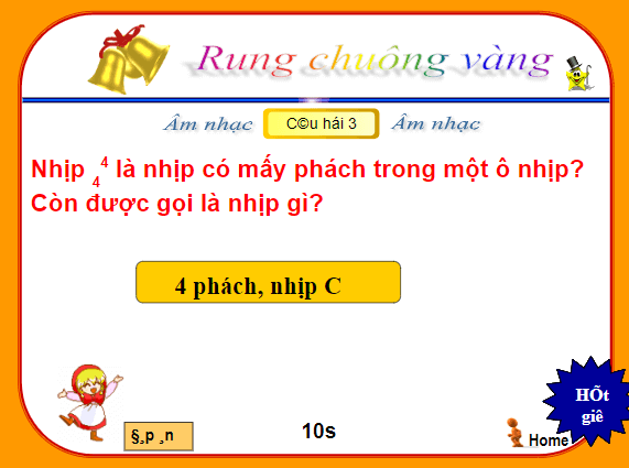 Trò chơi powerpoint Rung chuông vàng (hay nhất)