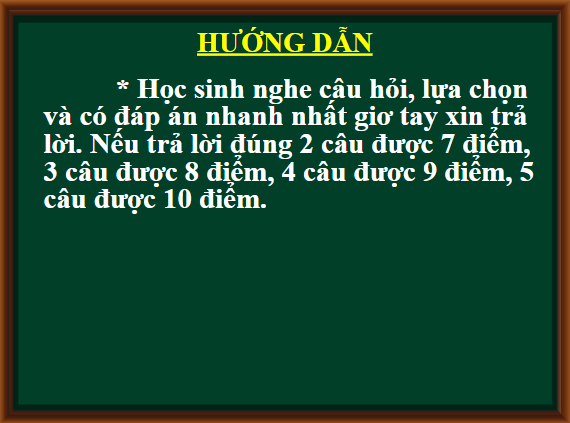 Trò chơi powerpoint Rung chuông vàng (hay nhất)