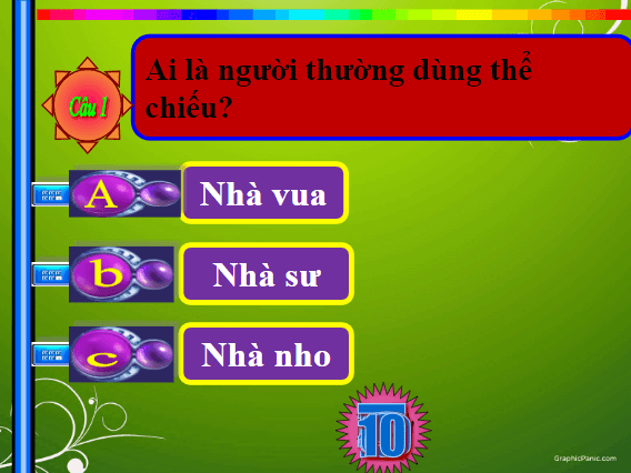 Trò chơi powerpoint Rung chuông vàng (hay nhất)