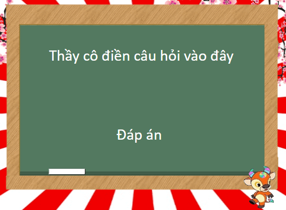 Trò chơi powerpoint Tết (hay nhất)