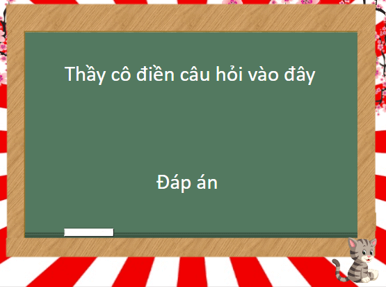 Trò chơi powerpoint Tết (hay nhất)