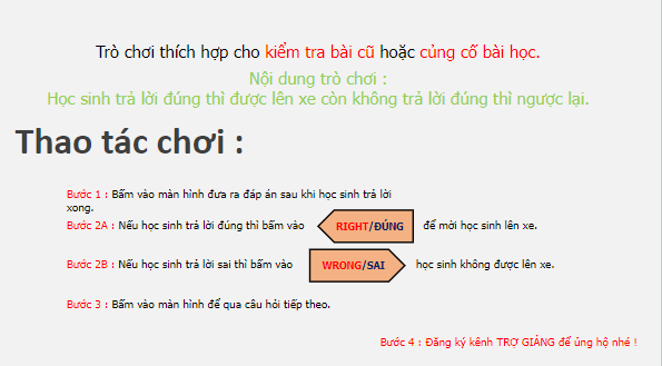 Trò chơi powerpoint Trạm xe bus (hay nhất)