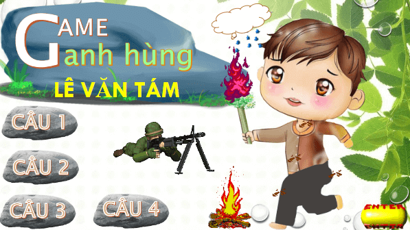 Trò chơi powerpoint Văn học (hay nhất)