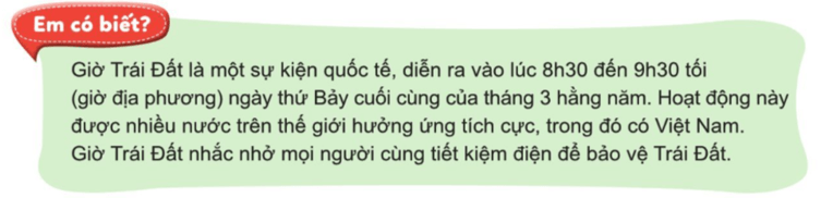 Tự nhiên xã hội lớp 3 Cánh diều Bài 5 trang 26 câu hỏi