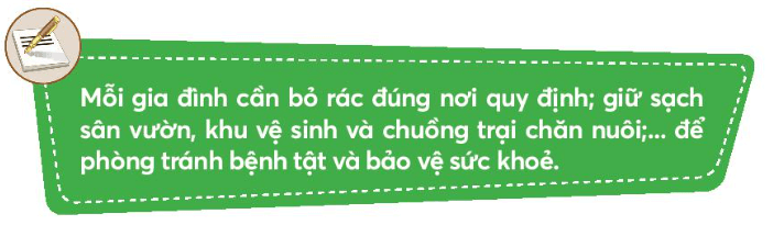 Tự nhiên xã hội lớp 3 Bài 4 trang 21, 22 Vận dụng