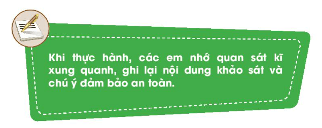 Tự nhiên xã hội lớp 3 Bài 8 trang 35, 36, 37, 38 Vận dụng